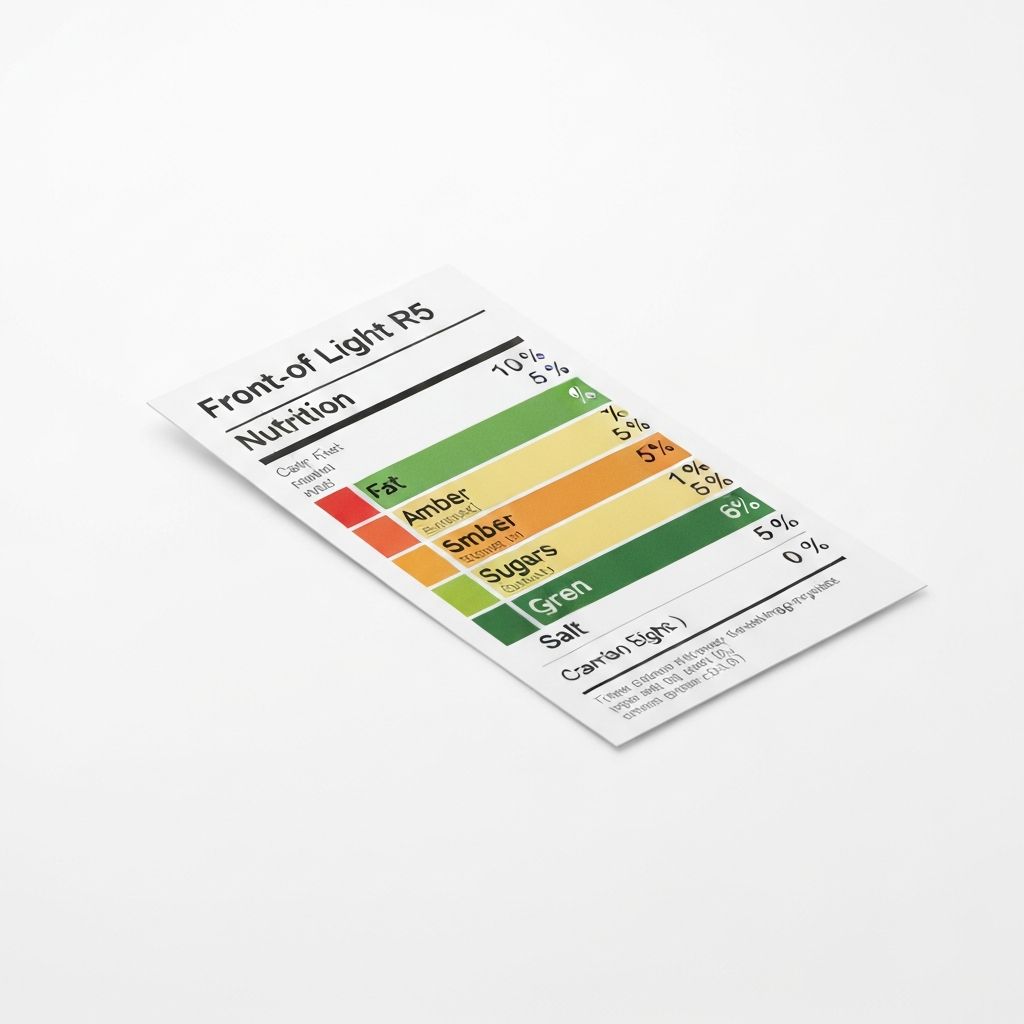 Traffic light front-of-pack labelling